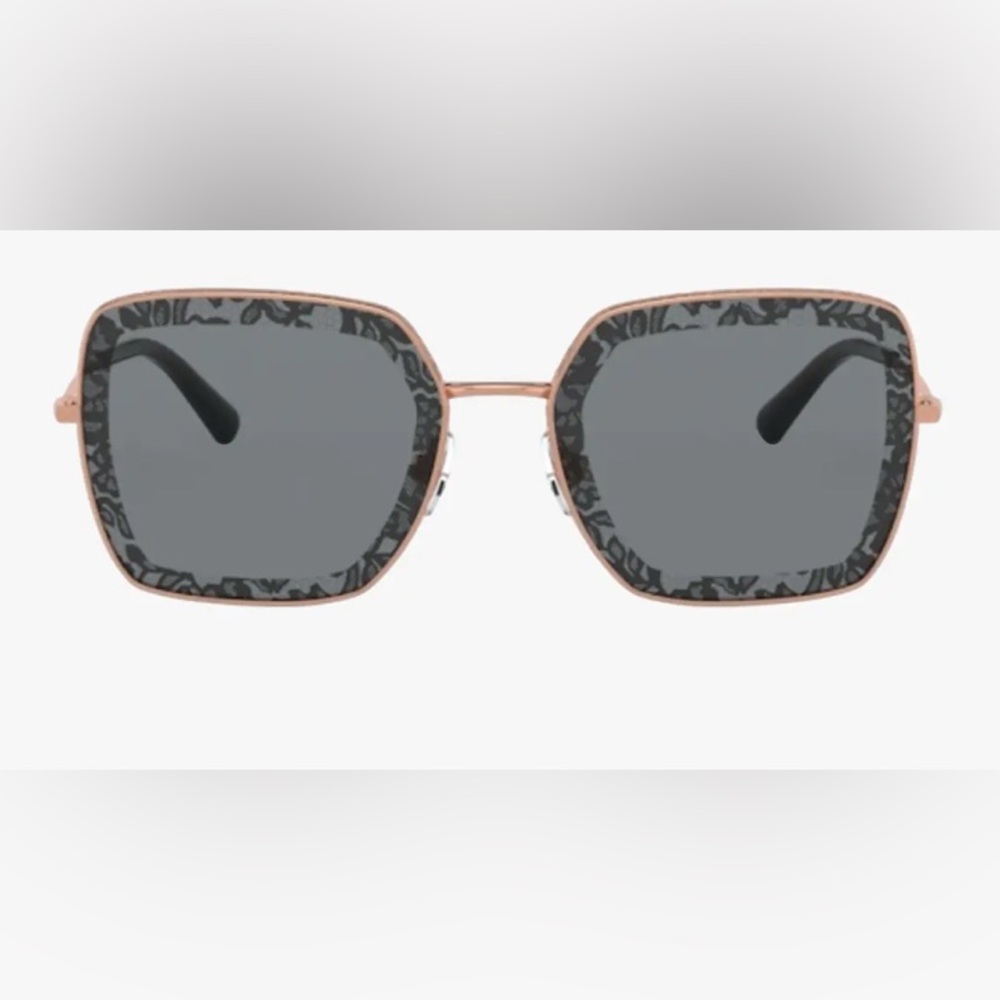 Dolce & Gabbana DG2242 1298/8G Lace Square Sunglasses
